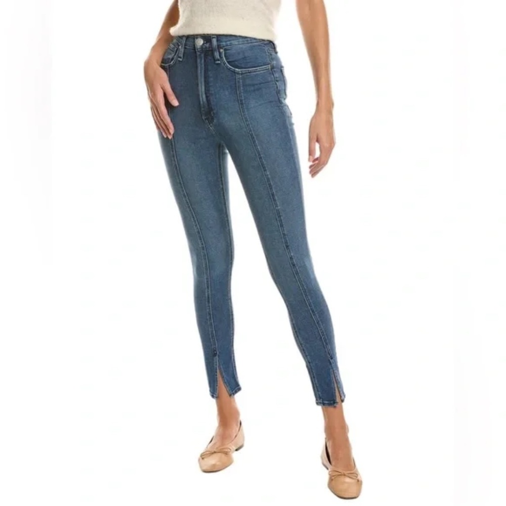 Hudson Jeans~Denim Organic Cotton~Barbara Skinny~Split Slit Hem~Size 28